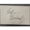 Image 2 : Unique Godfrey Cambridge Hand Signed Autograph on Smaller Piece of Paper ~