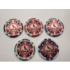Image 1 : 5 - RARE ST. LOUIS CARDINALS Clay Poker Chips - Mint Condition - Complete Set