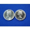 Image 1 : 1964 & 1965 Canadian 50 Cent 80% Silver Coins 