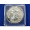 Image 1 : 2000 Silver American Eagle - 1 Ounce .999 Fine Silver - In Coin Holder