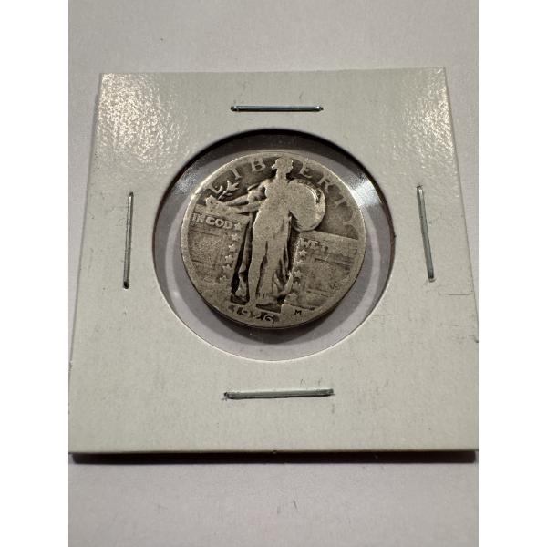 1926 United States Standing Liberty Silver Quarter - Excellent Coin - Guaranteed Authentic