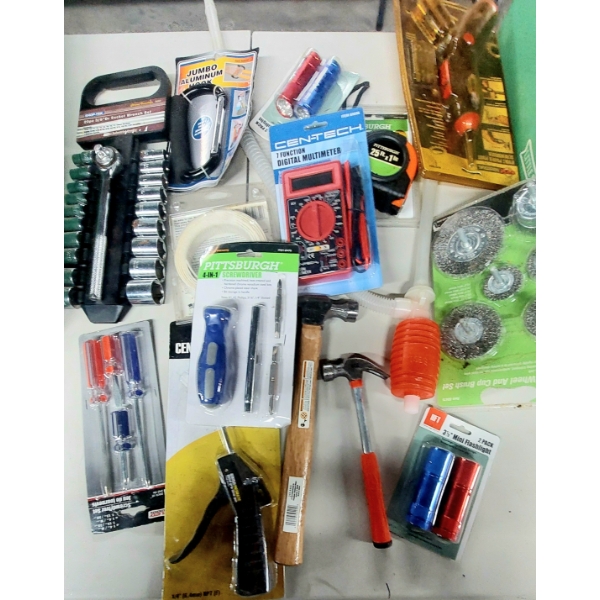 LARGE Lot of Assorted Tools All Brand New Over 14 Items See PIcs