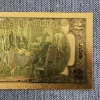 Image 6 : 2ND Amendment Right to Keep & Bear Arms American Flag 999999 $2 Gold Foil Note ~ In Mint Condition!