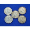 Image 1 : x5 40% Silver Kennedy Half Dollars: 1967, 1968, 1969, 1968, 1967 FV: $2.50