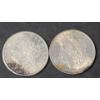 Image 1 : 1896 & 1921-S 90% Silver Morgan Dollars