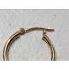 Image 3 : 14K Yellow Gold Hoop Earrings TW: 1.0g