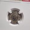 Image 2 : NGC Genuine 1945-1946 India 1/2 A Feat. King George VI ~ Unique Great Britain Card