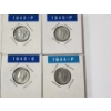 Image 4 : x10 Assorted Years 90% Silver Mercury Dimes FV: $1.00