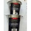 Image 1 : Set of 2 Metal Grease Buckets With Handles 6" Tall - Brand New 