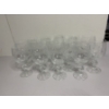 Image 1 : 14 Crystal Wine Goblets - ~ 6 inches tall - Beautiful Glasses