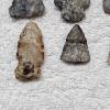 Image 6 : EARLY AMERICAN! Antique Assortment of Native American Stone Artifacts including Arrow/Spear Heads