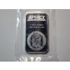 Image 1 : One Troy Ounce AMPEX .999 Fine Silver Bar Featuring American Eagle Design