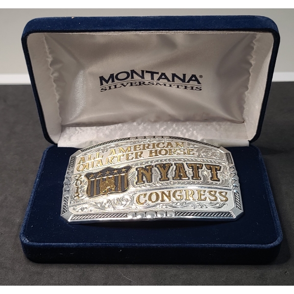 Montana Silversmiths All American Quarter Horse Congress Belt Buckle