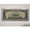 Image 2 : 1929 Federal Reserve Bank of Chicago Lincoln $5.00 Note In Protective Holder - Exceptional Bill