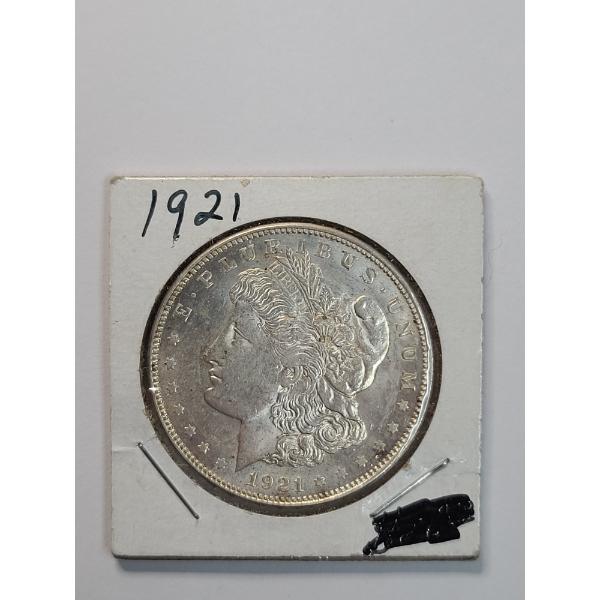 United States 1921 Morgan 90% Silver Dollar 