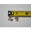 Image 3 : 14K Multi-Color Gold Leaf Stud Earrings - Total Weight: 0.9g