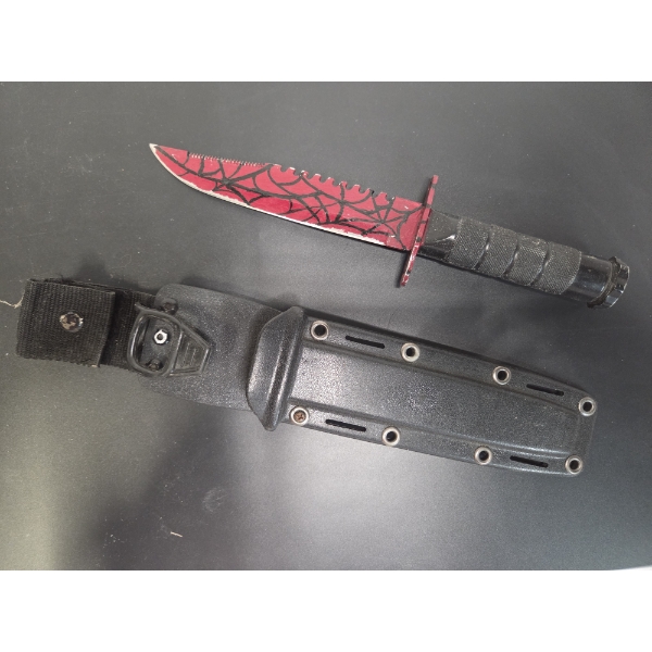 12'' Hand Painted Survival Knife