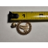 Image 4 : 14K Gold Detailed "M" Pendant TW: 3.1g