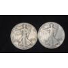 Image 1 : 194-D & 1942 90% Silver Walking Liberty Half Dollars - Face Value: $1.00