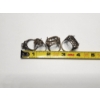 Image 6 : Four Sterling Silver Scrap/Incomplete Ring Pieces - Total Weight: 20.6g