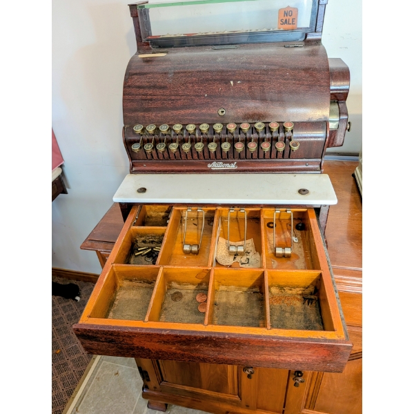 Working National Cash Register Co. Vintage Cash Register