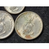 Image 6 : Two Silver Twenty Centavos (1944-D & 1945-D) Coins & 1944-D Silver Ten Centavos Coin Each 75% Silver