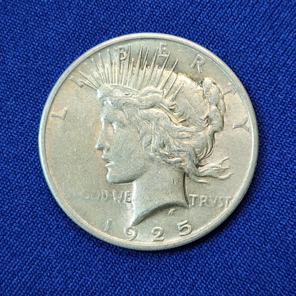 United States 1925 Silver Peace Dollar - 90% Silver 