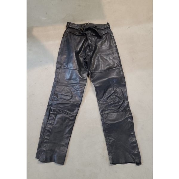 Women's Harley Davidson Black Leather Pants - Size 16