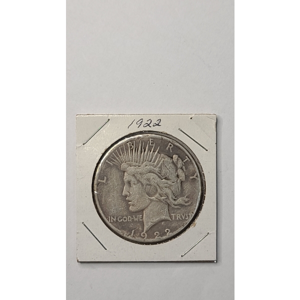 United States 1922 90% Silver Morgan Dollar