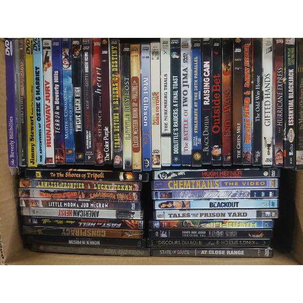 Full Box Of Movie Dvd's - Large Quantity, See Photos For Selections Included