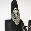 Image 2 : Nice Assortment of Sterling Silver Rings, Various Styles & Sizes - Total Weight: 29.9g - See Photos!