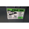 Image 2 : Pioneer Plastics Black Heavy Duty Storage Trunk 32.5 x 15.75 x 13.75 