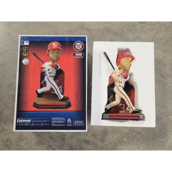 Excellent Condition- Forever Collectables Bryce Harper 8'' Bobblehead 