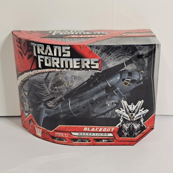 Transformers 2007 Movie Voyager Class Decepticon Blackout Action Figure