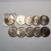 Image 1 : x10 United States Eisenhower Dollars: Bicentennial, 1971, 1972 - Face Value: $10.00