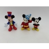 Image 1 : Mickey Mouse Figurines - 3 Total - Wizard Mickey - Disney 2.5-3.5 inches