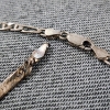 Image 2 : Sterling Silver Chain Necklace, Bracelet & Earring Set Weighing 19.7 Grams Total