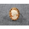 Image 1 : Nice 14K Gold Cameo Ring Weighing 7.7 Grams Size 8