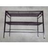 Image 2 : Excellent Condition Plastic 31''x16.6''x18'' Rolling Storage Center, 27''x12''x19'' Metal Rack & 29'