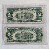 Image 2 : Two Series 1928 G United States $2 Legal Tender Notes FV: $4.00