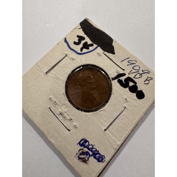 1909 VDB United States Lincoln Cent - Rare U.S.A. Penny - Mint Condition - Harder To Find Coin
