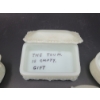 Image 6 : 3 Vintage Jewelry Trinket Boxes - Gorgeous "Milk Glass" Scalloped Edges