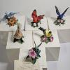 Image 2 : IMMACULATE!!! The Lenox Garden Bird Collection Fine Porcelain Figurine Set - Six Figures! (see pics)