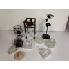 Image 1 : Candle Holders and Glass Jewelry Boxes - One Glass Clown