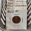 Image 2 : Lot of 35 Assorted Lincoln Wheat Cents - 1950's - Various Conditions & Errors - Face Value: $0.35