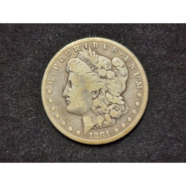 1881 Morgan Silver Dollar 