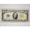 Image 1 : BEAUTIFUL 1934 United States $10 North Africa WWII Emergency Issue Silver Certificate 