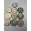 Image 2 : 10- Late 1960's 40% Silver Kennedy Half Dollars - Face Value: $5.00