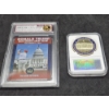 Image 1 : Donald Trump #47 Commemorative Coin and Trading Card with Protective Cases