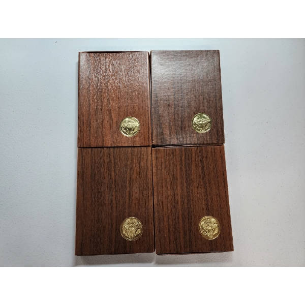 (4) Eisenhower Proof Silver Dollars - Years: (2) 1971 & (2) 1972